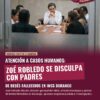 Zoé Robledo pide disculpas a padres de bebés fallecidos en IMSS Durango
