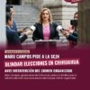 Maru Campos solicita a la SCJN blindar elecciones en Chihuahua del crimen organizado