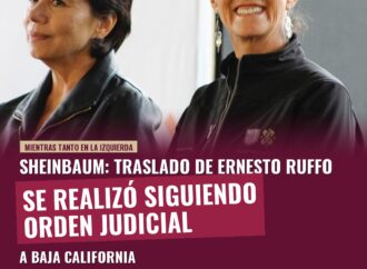 Sheinbaum: Traslado de Ernesto Ruffo se realizó siguiendo orden judicial