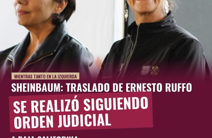 Sheinbaum: Traslado de Ernesto Ruffo se realizó siguiendo orden judicial