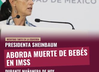 Sheinbaum aborda muerte de bebés en IMSS durante mañanera de hoy