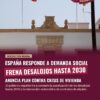 Gobierno español frena desalojos hasta 2030 tras protestas por vivienda