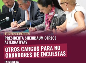 Sheinbaum abre puerta a otros cargos para quienes no ganaron encuestas de Morena