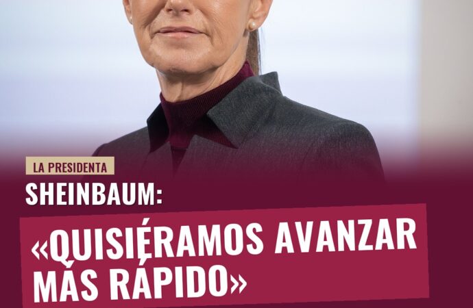 Sheinbaum: «Quisiéramos avanzar más rápido» en el caso Ayotzinapa