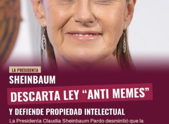Sheinbaum descarta ley “Anti Memes” y defiende propiedad intelectual