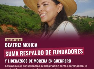 Beatriz Mojica suma respaldo de fundadores y liderazgos de Morena en Guerrero