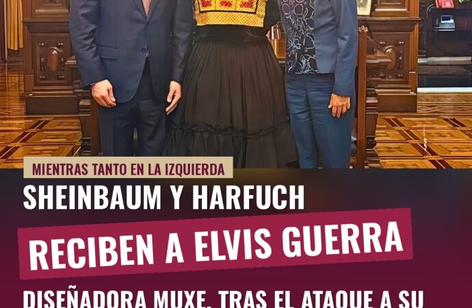 Sheinbaum y Harfuch reciben a Elvis Guerra