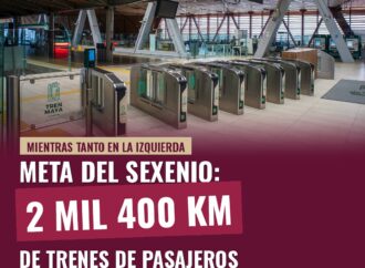 Meta del sexenio: 2 mil 400 km de trenes de pasajeros