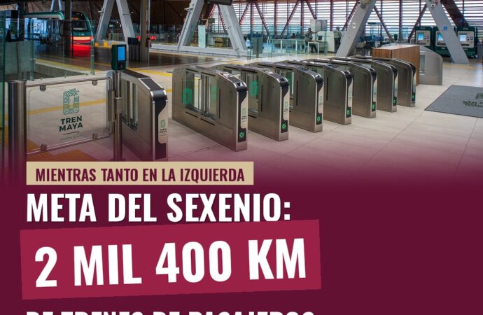 Meta del sexenio: 2 mil 400 km de trenes de pasajeros