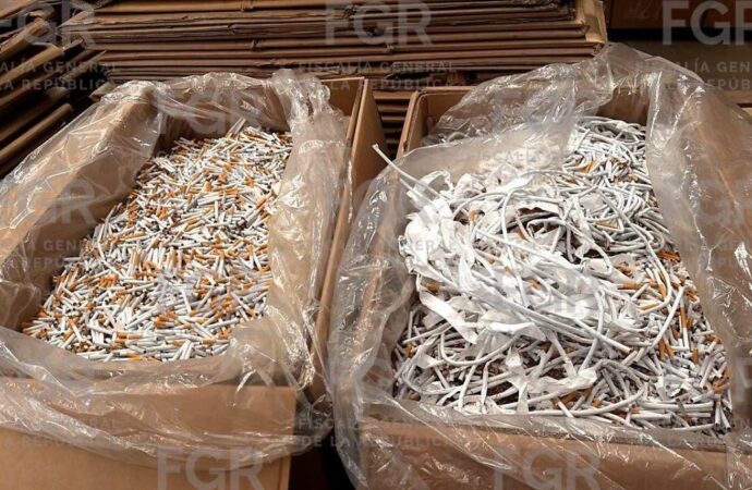 FGR asesta golpe de hasta 330 mdp a mercado ilícito de cigarros en Huixquilucan