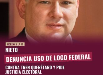 Nieto denuncia uso de logo federal contra Tren Querétaro y pide justicia electoral