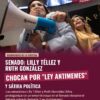 Senado: Lilly Téllez y Ruth González chocan por “Ley Antimemes” y sátira política