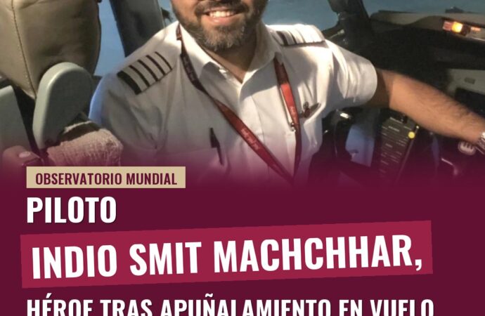Piloto indio Smit Machchhar, héroe tras apuñalamiento en vuelo de Flydubai