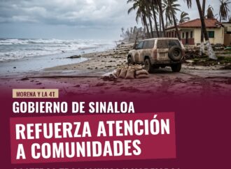 Gobierno de Sinaloa refuerza atención a comunidades costeras tras lluvias y marejadas