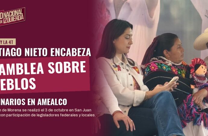 Santiago Nieto encabeza asamblea sobre pueblos originarios en Amealco