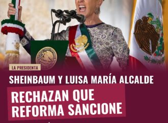 Sheinbaum y Luisa María Alcalde rechazan que reforma sancione memes o críticas