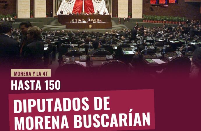 Hasta 150 diputados de Morena buscarían reelegirse en 2027, según estimaciones