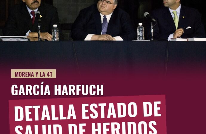 García Harfuch detalla estado de salud de heridos en ataque a secundaria de Torreón
