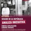 Senado de la República analiza iniciativa contra explotación laboral infantil