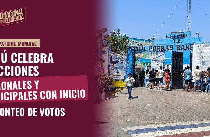 Perú celebra elecciones regionales y municipales con inicio de conteo de votos
